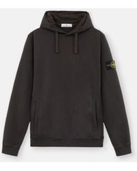 Stone Island - 60820 Brushed Organic Cotton Fleece - Lyst