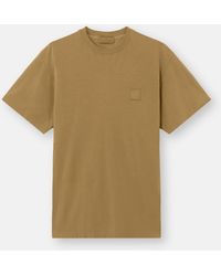 Stone Island - 2100021 Organic Cotton Jersey Crepe S. I. Ghost - Lyst