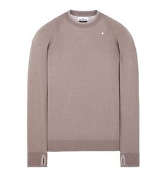 Stone Island - Sweater Cotton, Wool - Lyst