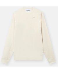 Stone Island - 6100006 Chenille Effect Technical Fleece S. I. Stellina - Lyst