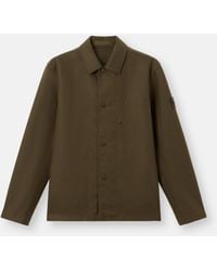 Stone Island - 1200020 Wool Nylon Flannel S. I. Ghost - Lyst