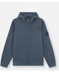 Stone Island - 6100024 Cotton Stretch Fleece S. I. Ghost - Lyst