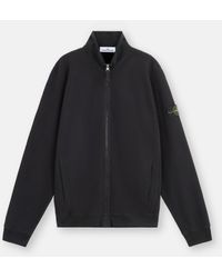 Stone Island - 60720 Brushed Organic Cotton Fleece - Lyst