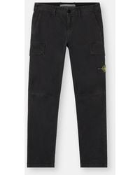 Stone Island - 3100052 Organic Cotton Stretch Broken Twill 'Old' Effect - Lyst