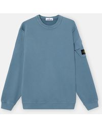 Stone Island - 6100015 Brushed Organic Cotton Fleece - Lyst