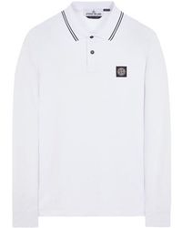 Stone Island - Polo Shirt Cotton, Elastane - Lyst