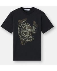 Stone Island - 2100010 30/1 Cotton Jersey - Lyst