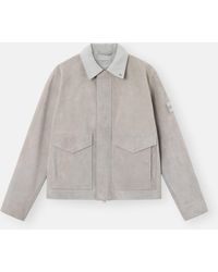 Stone Island - 100002 Split Leather S. I. Ghost - Lyst