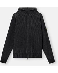 Stone Island - 5100067 Two-Tone Vanisé Cashmere - Lyst