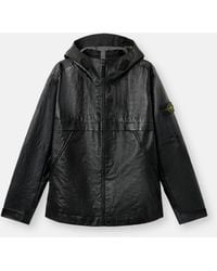 Stone Island - 0100001 Leather Organza - Lyst