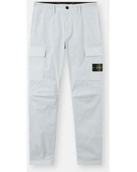 Stone Island - 3100032 Stretch Organic Cotton Twill - Lyst
