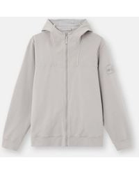 Stone Island - 6100024 Cotton Stretch Fleece S. I. Ghost - Lyst