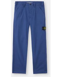 Stone Island - 3100015 Supima Cotton Canvas Non-Aqueous Dyeing Technology - Lyst
