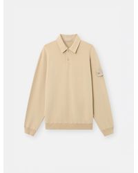 Stone Island - 6100026 Stretch Cotton Fleece S. I. Ghost - Lyst
