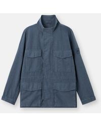 Stone Island - 4100080 Bonded Linen-Tc S. I. Ghost - Lyst