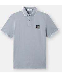 Stone Island - 2200010 Organic Cotton Piqué With Stretch - Lyst