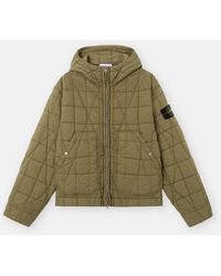 Stone Island - 4100014 Cotton Nylon Tela Quilted-Tc - Lyst