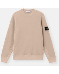 Stone Island - 6100056 Organic Cotton Waffle Fleece - Lyst