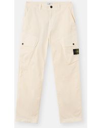Stone Island - Garment-Dyed Cargo Pants - Lyst