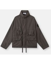Stone Island - 4100071 Cotton Nylon Micro Ripstop - Lyst