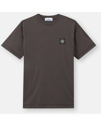 Stone Island - 2100027 60/2 Cotton Jersey - Lyst