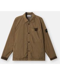 Stone Island - Q100022 Crinkle Reps Ny - Lyst