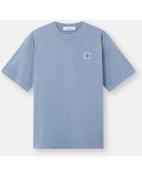 Stone Island - 2100030 Combed Organic Cotton Jersey - Lyst