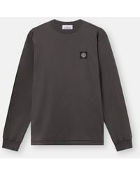 Stone Island - 2100031 60/2 Cotton Jersey - Lyst