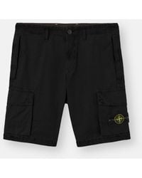 Stone Island - L100019 Brushed Organic Cotton Canvas 'Old' Effect - Lyst