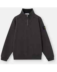 Stone Island - 6100021 Brushed Organic Cotton Fleece - Lyst