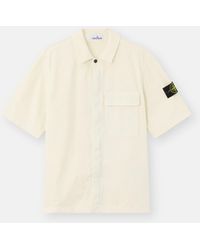 Stone Island - 1100025 Stretch Organic Cotton Twill - Lyst