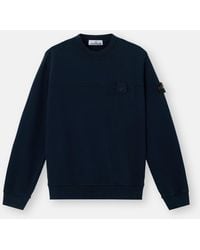 Stone Island - 6100038 Brushed Organic Cotton Fleece - Lyst