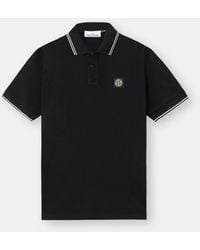 Stone Island - 2200010 Organic Cotton Piqué With Stretch - Lyst