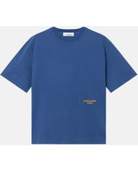 Stone Island 2100024 Combed Organic Cotton Jersey Marina in