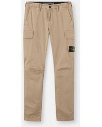 Stone Island - 3100052 Organic Cotton Stretch Broken Twill 'Old' Effect - Lyst
