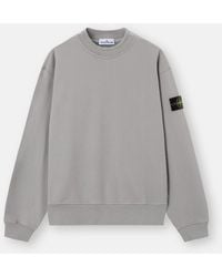 Stone Island - 6100022 Brushed Organic Cotton Fleece - Lyst