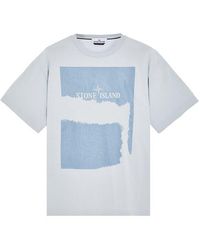 Stone Island - T-shirt a maniche corte cotone - Lyst