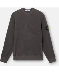 Stone Island - 6100008 Organic Cotton Waffle Fleece - Lyst