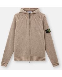 Stone Island - 5100067 Two-Tone Vanisé Cashmere - Lyst