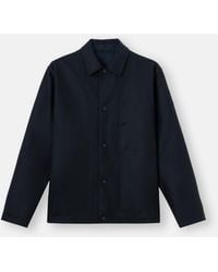 Stone Island - 1200020 Wool Nylon Flannel S. I. Ghost - Lyst
