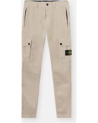 Stone Island - 3100034 Stretch Organic Broken Twill Cotton 'Old' Effect - Lyst