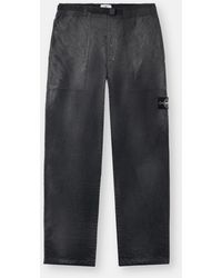 Stone Island - 3100040 Dense Nylon-Tc Hand Sprayed Reflective - Lyst