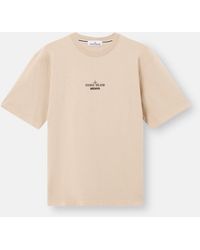 Stone Island - Archivio Graphic Cotton T-Shirt - Lyst