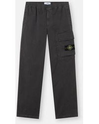 Stone Island - 3100036 Stretch Organic Broken Twill Cotton 'Old' Effect - Lyst