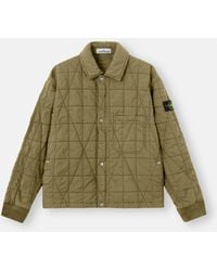 Stone Island - 4100011 Cotton Nylon Tela Quilted-Tc - Lyst