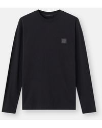 Stone Island - 2100036 Organic Cotton Jersey Crepe S. I. Ghost - Lyst