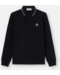 Stone Island - 2Sl18 Stretch Organic Cotton Piqué - Lyst