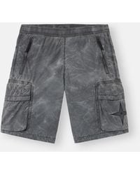Stone Island - L100006 Uneven Pigment Dyed Nylon Smerigliato + Nylon Canvas - Lyst