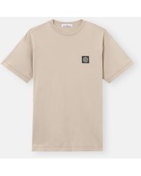 Stone Island - 2100027 60/2 Cotton Jersey - Lyst