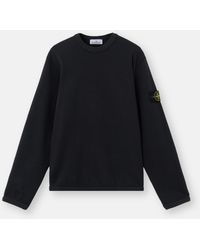 Stone Island - 6100011 Mesh Stitch Organic Cotton Fleece - Lyst